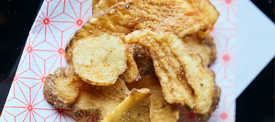 紫菊芋チップス