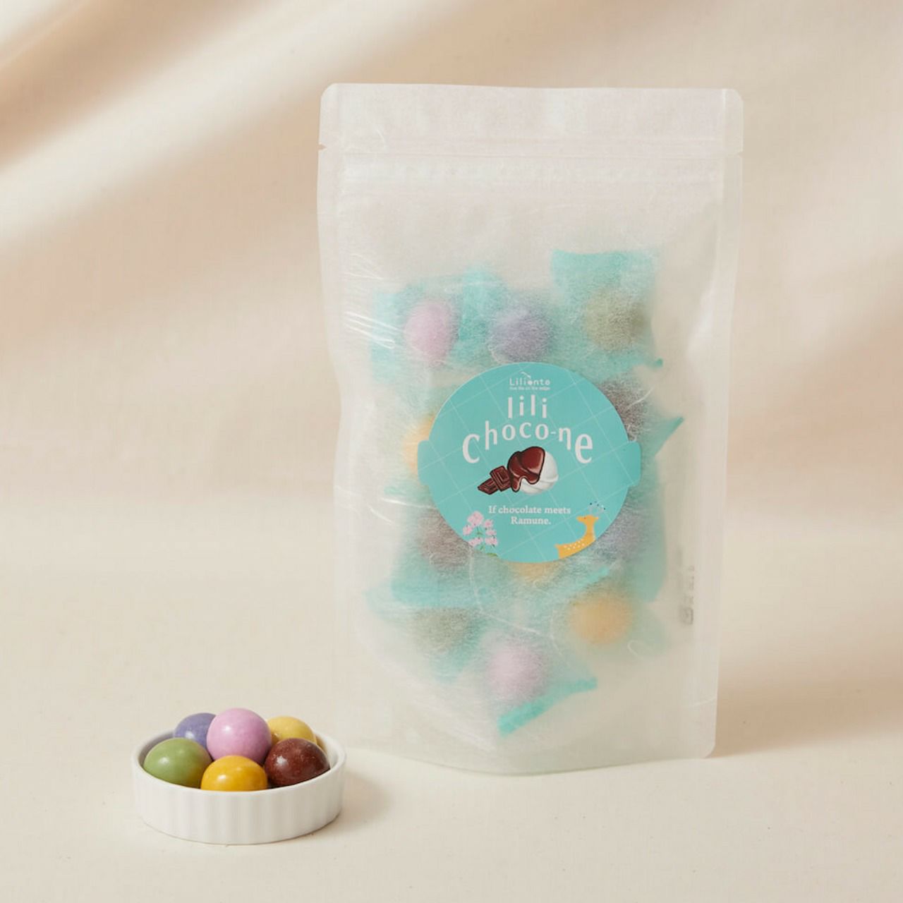 ラムネ パリパリチョコのリリショコネ全種類詰め合わせセット 12粒入り