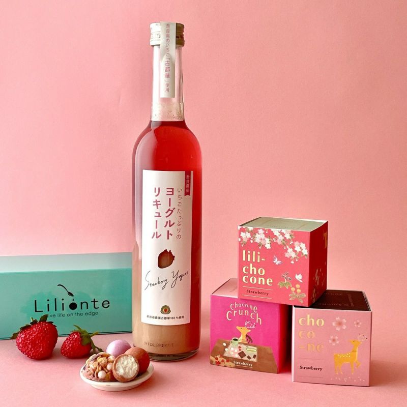 ●いちごづくし●お酒とショコネ（いちごヨーグルトリキュール）500ml