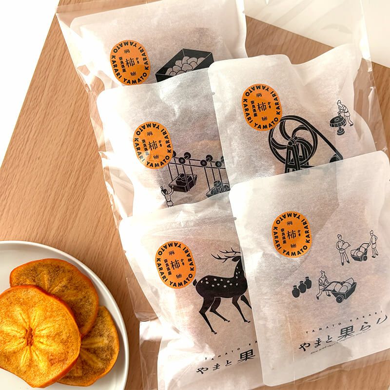 やまと果らり 富有柿 大容量5袋セット（簡易包装）