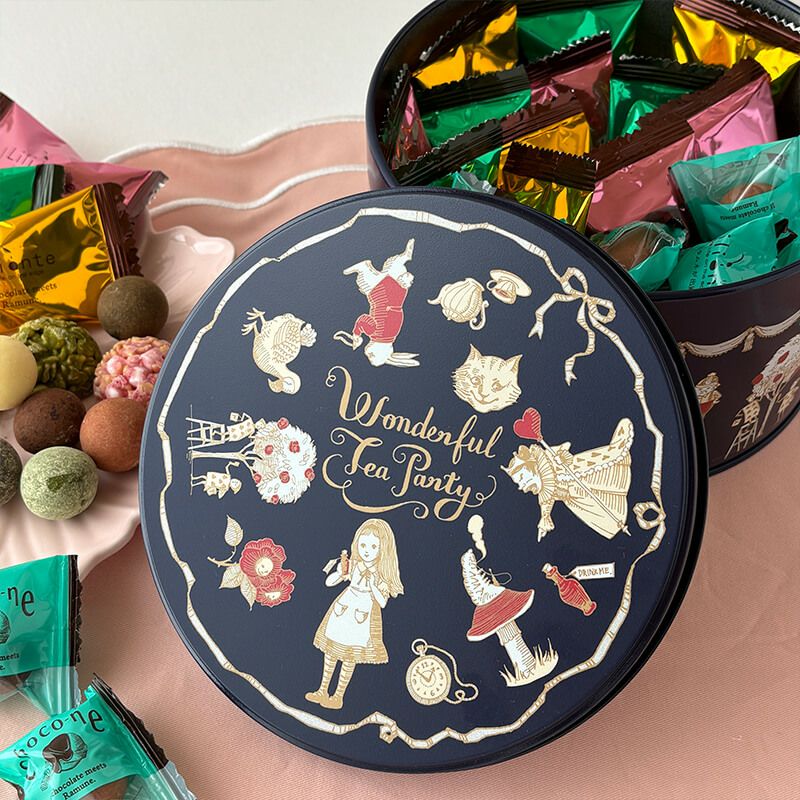 ＜ホワイトデー限定＞【ショコネ】【ショコネクランチ】ミックスアソート(24個入)～アリス缶～